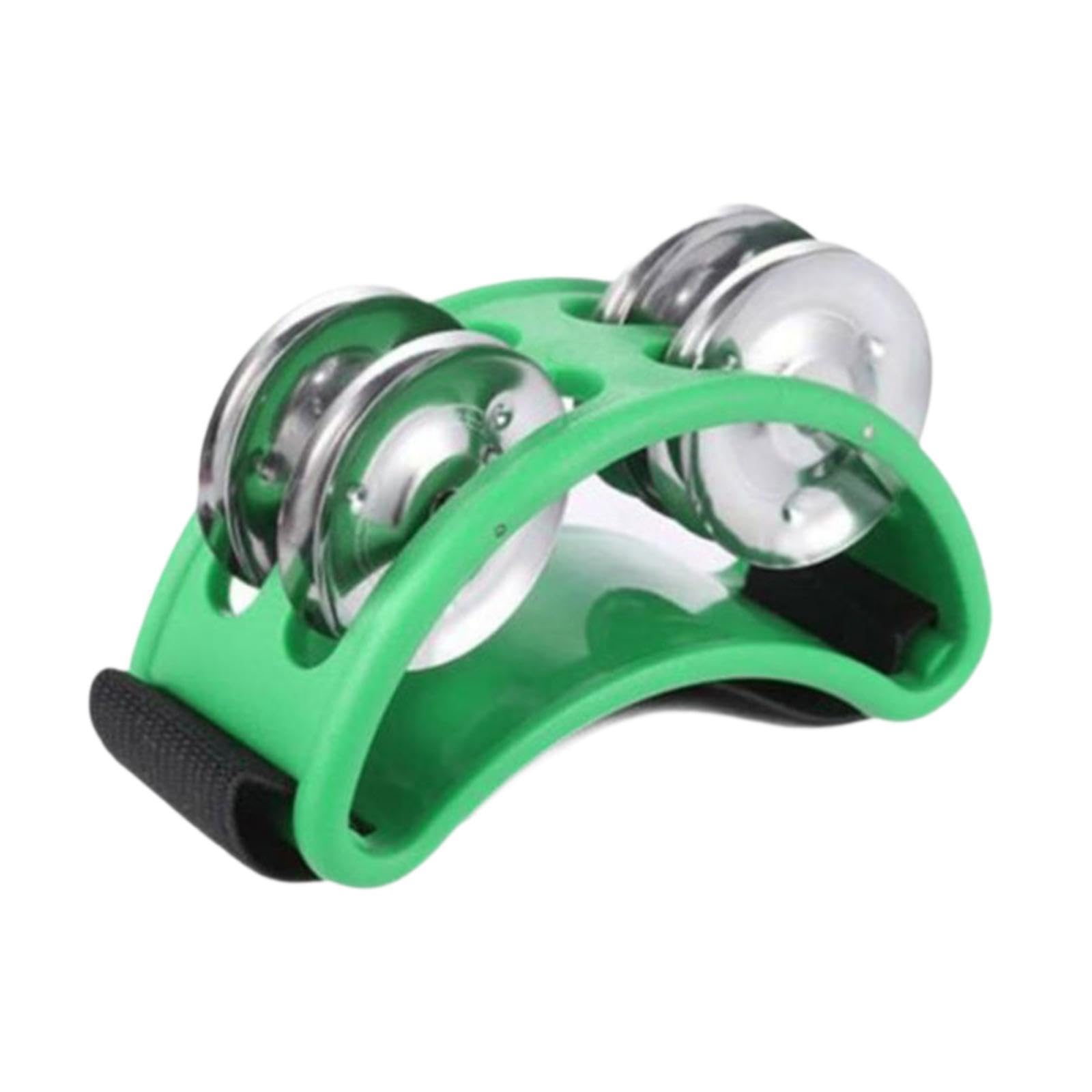 TRENDYNEST Foot Tambourine Portable Shoe Tambourines Shaker for Concerts Mandolin Party green | Musical Instruments & Gear | Per