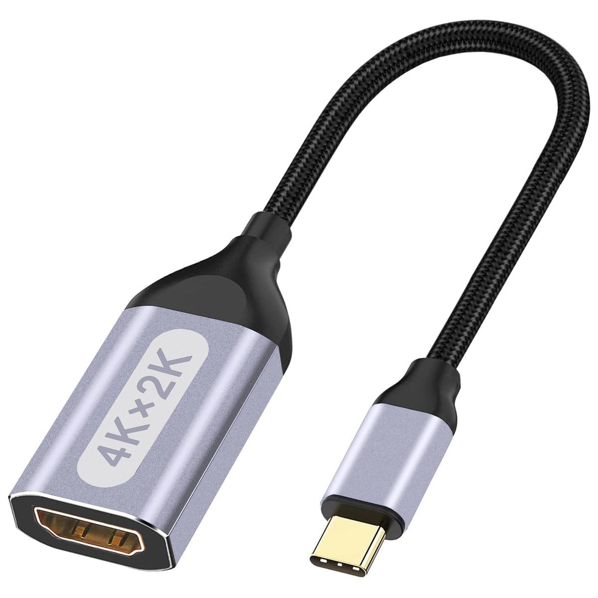 Usb C To Hdmi Adapter, 4K Usb Type C To Hdmi Adapter [Thunderbolt 4/3Compatible] With Iphone 15/15Pro/15Promax, Macbook Pro/Air,