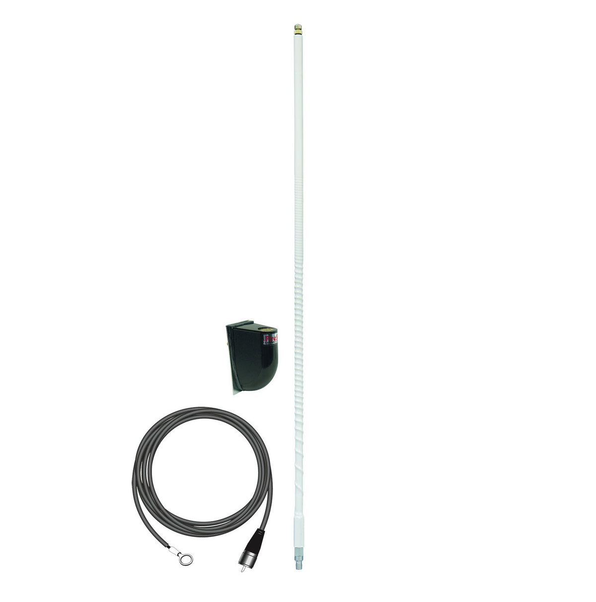 Firestik Lg4M2-W 4 Foot Firefly Cb No Ground Plane Antenna Kit White