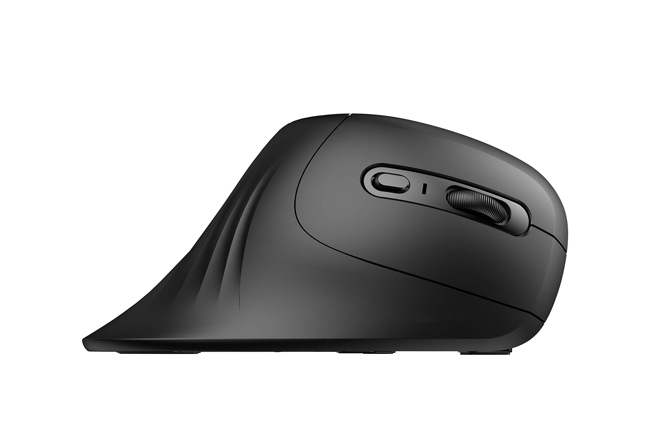 Mojo Perfect Grip Dual Mode Silent Vertical Ergonomic Mouse - Bluetooth/Wireless Optical Mouse W/Adjustable Sensitivity And Quie