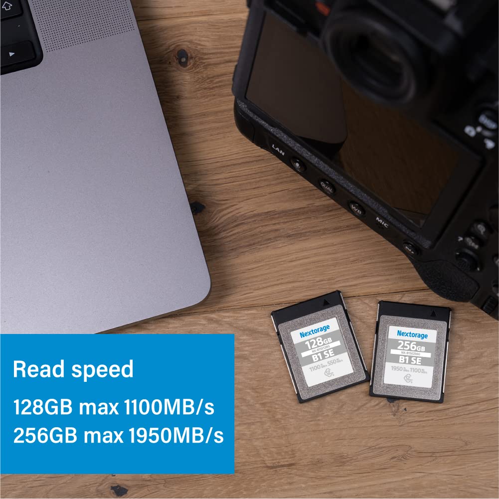 Nextorage Cfexpress Type B Card Se Series 256Gb Max Read 1950Mb/S/Max Write 1100Mb/S