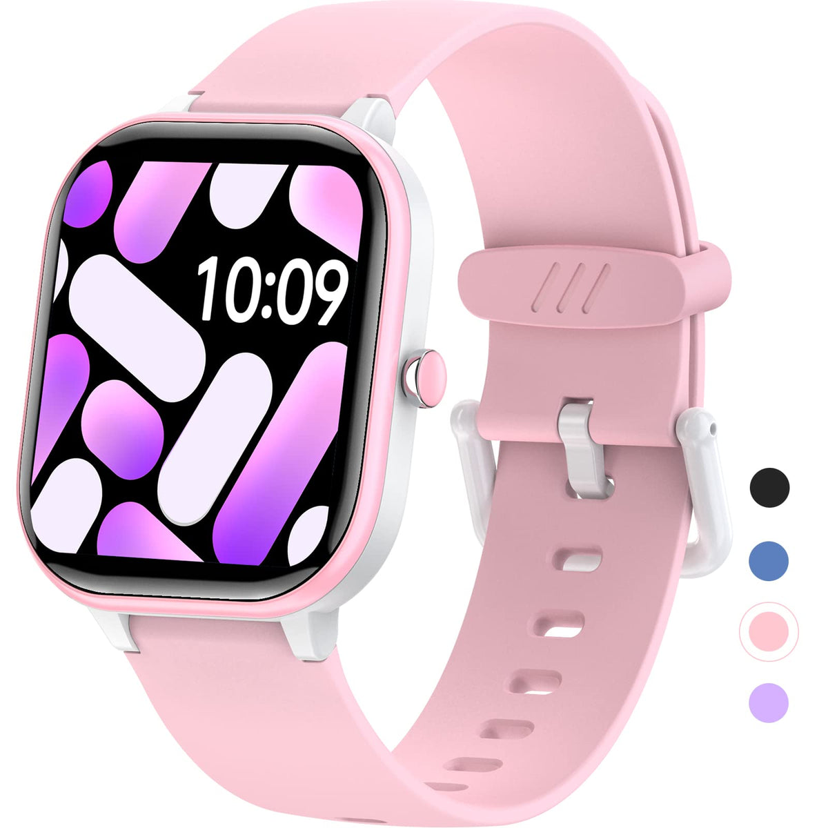 Hengto Fitness Tracker Watch For Kids, Ip68 Waterproof Kids Smart Watch With 1.4'' Diy Watch Face 19 Sport Modes, Pedometers, Sl