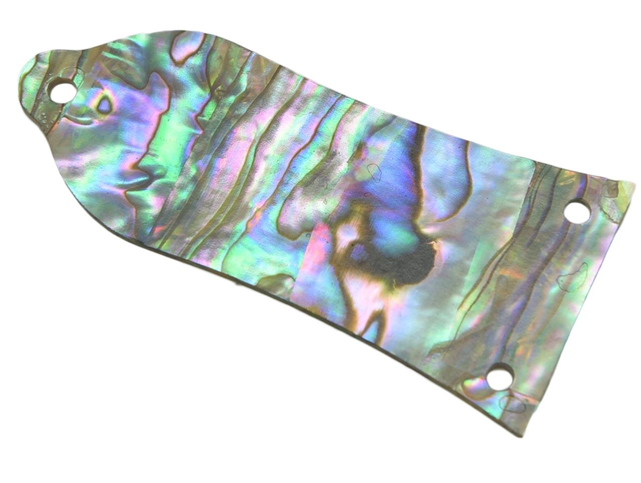 Kaish Pure Custom Made Natural Abalone Shell Guitar Truss Rod Cover With 3 Holes For Epi Lp Les Paul