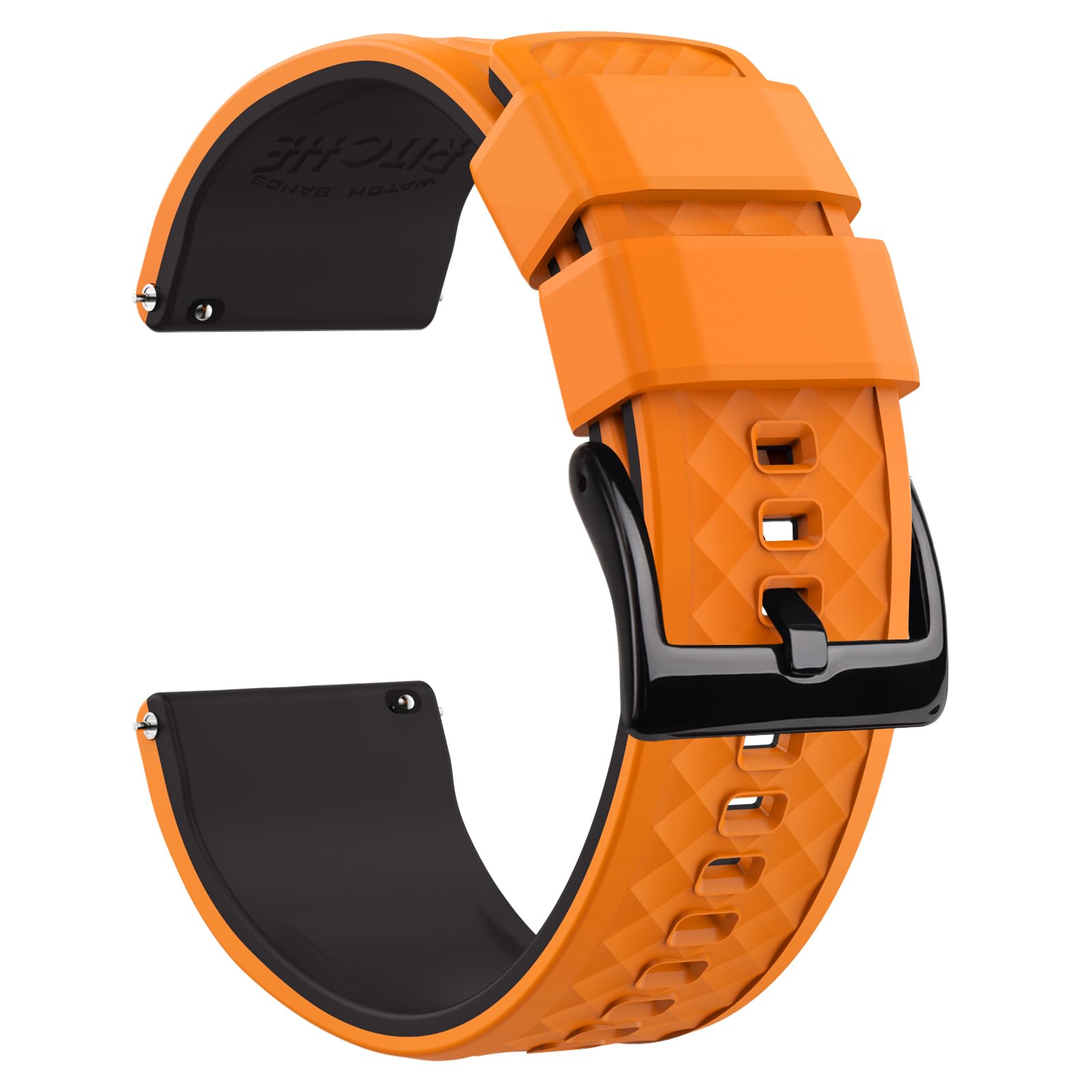 Ritche Christmas Gift 18Mm Silicone Watch Band Compatible With Fossil Q Gen 4 Venture Hr Quick Release Rubber Watch Bands For Me