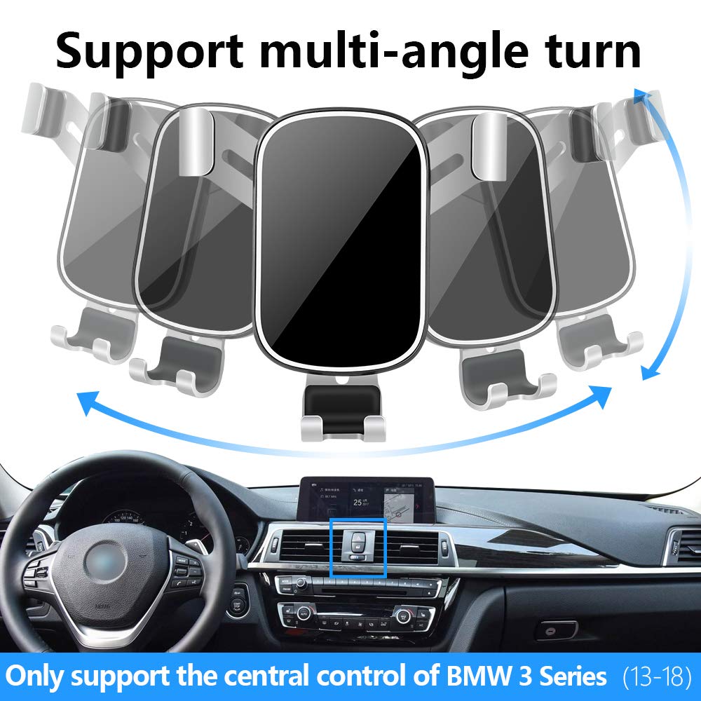 Car Phone Holder For 2013-2018 Bmw 3 Series & 2014-2019 3Series Gran Turismo, 2014-2021 2 Series, 2014-2020 Bmw 4Series & 4 Gran