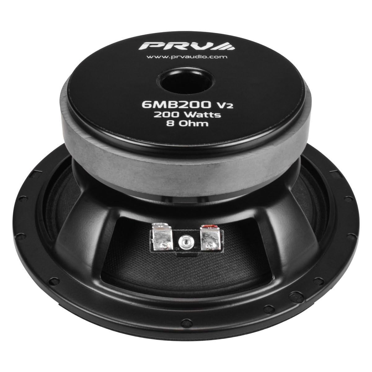 Prv Audio 6.5 Inch Midbass Speaker 6Mb200 V2 8 Ohm - 200 Watts 93.5 Db 1.5 Voice Coil - 6 Inch Speaker For Car Audio With Outsta