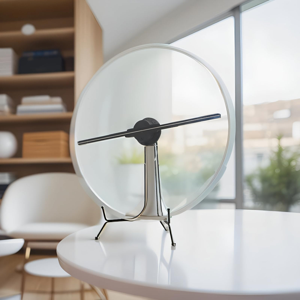 3D Hologram Fan With Cover, 3D Hologram Projector Hd Led Advertising Display With Remote And Bluetooth And Wifi,700 Video Librar