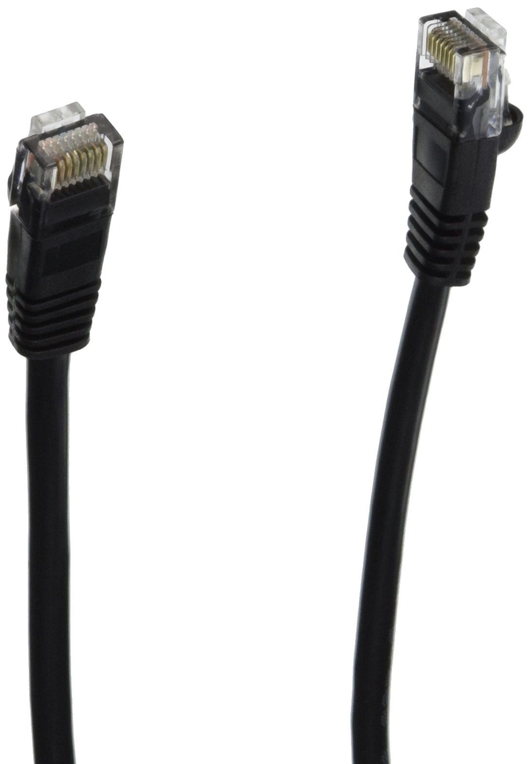Cablewholesale 350Mhz 10 Feet Cat5E, Utp Cable With Molded Boot, Black (10X6 02210)
