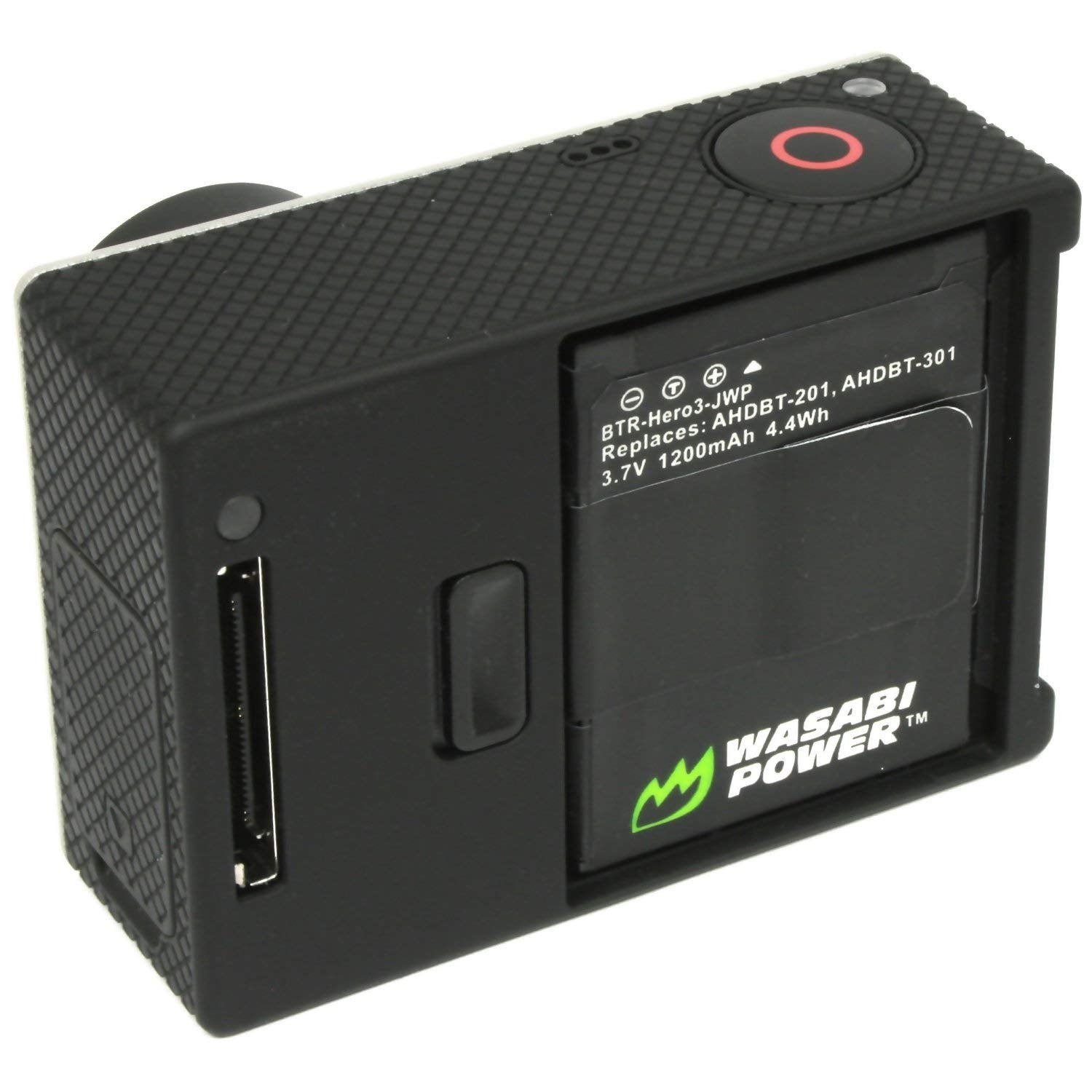 Wasabi Power Battery For Gopro Hero3, Hero3+ And Gopro Ahdbt-201, Ahdbt-301, Ahdbt-302 (1200Mah, 2-Pack)