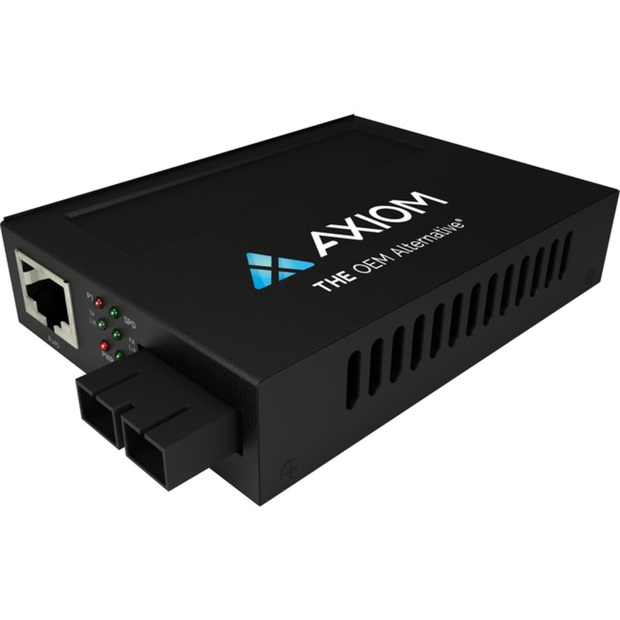Axiom Poe+ Rj45 To Sc Smf Media Conv