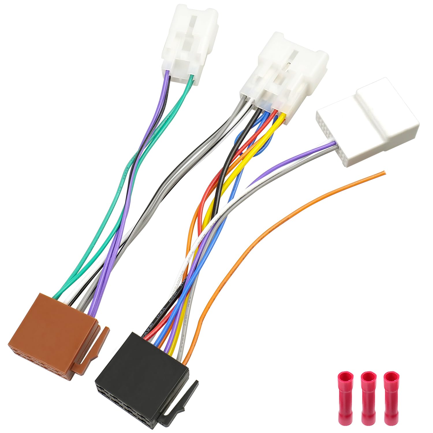 Jayubien Stereo Wiring Harness for Toyota Radio Connector 2003-2012,Compatible with Camry Corolla Tacoma Matrix Tundra 4Runner P