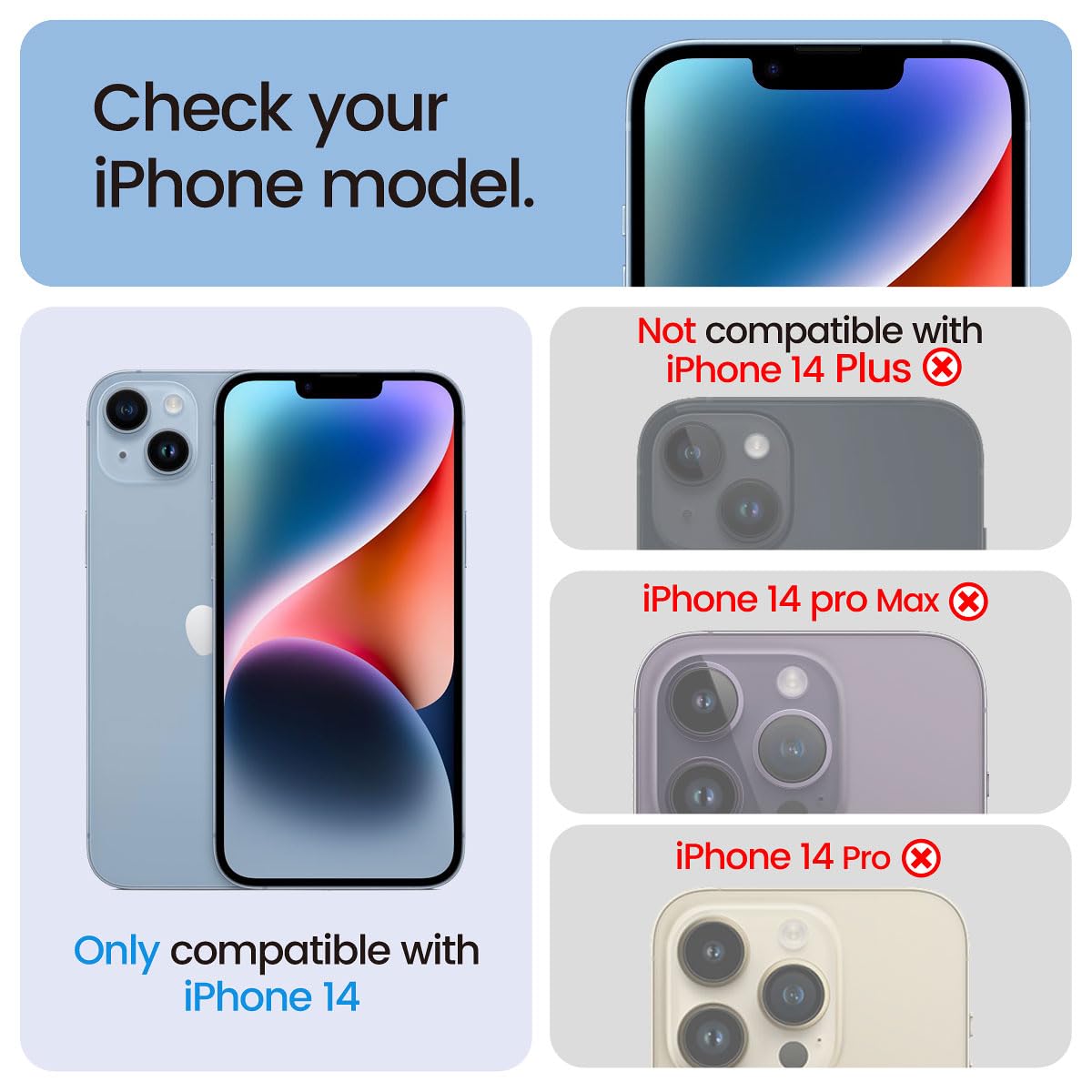 Ez Glaz 4 Pack Privacy Screen Protector For Iphone 14[6.1 Inches] With 2 Pack Camera Lens Protector, [Drop Protection] 9H Hardne