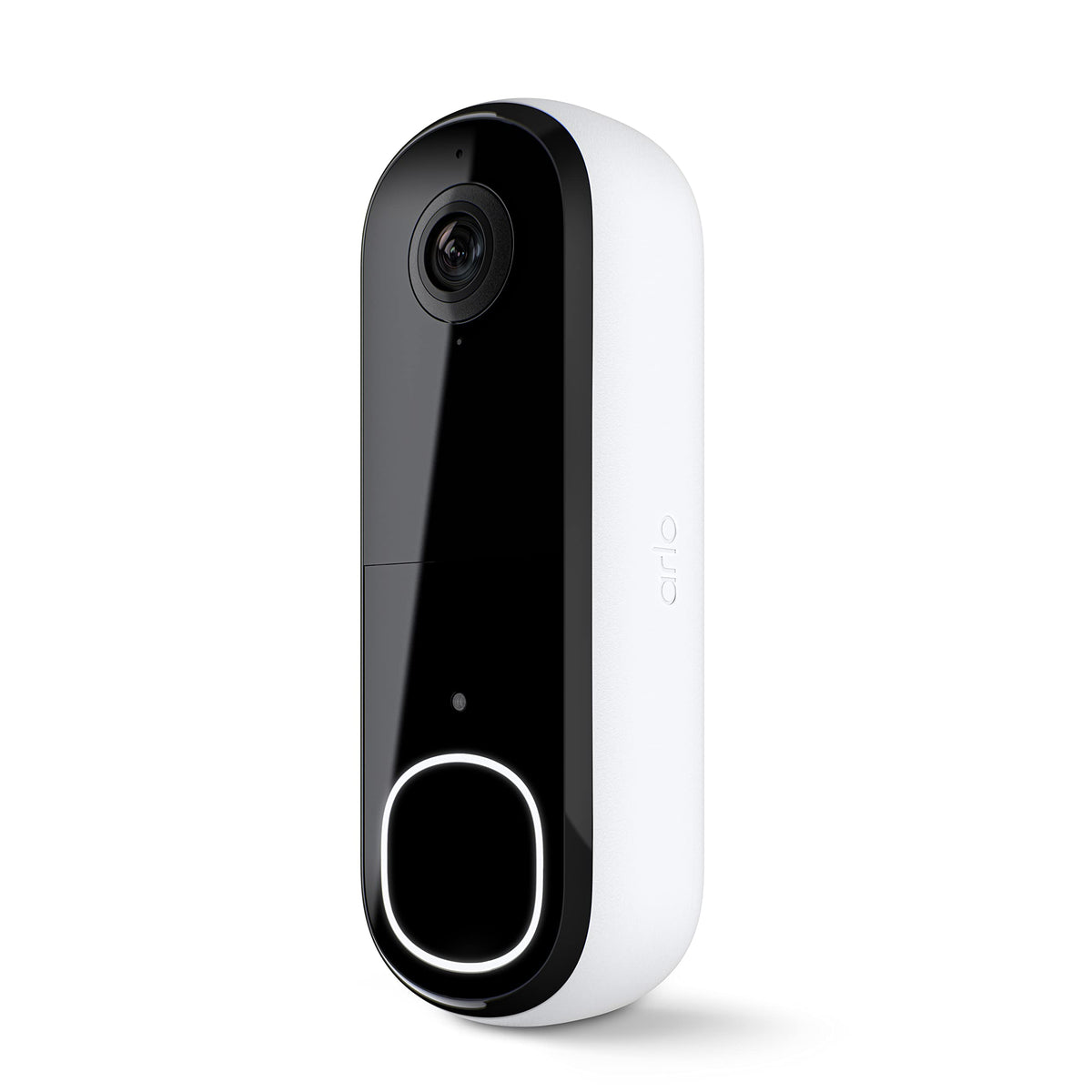 Arlo Video Doorbell 2K (2Nd Generation) - Battery Operated Or Wired Doorbell, Smart Wi-Fi, Security Camera, Surveillance, White 