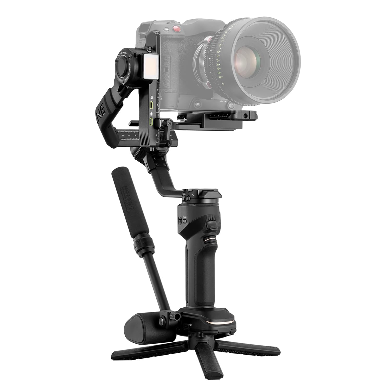 ZHIYUN Crane 4 Combo, 3-Axis Gimbal Stabilizer for DSLR and Mirrorless Camera, Nikon Sony Panasonic Canon Fujifilm BMPCC 6K, Fil