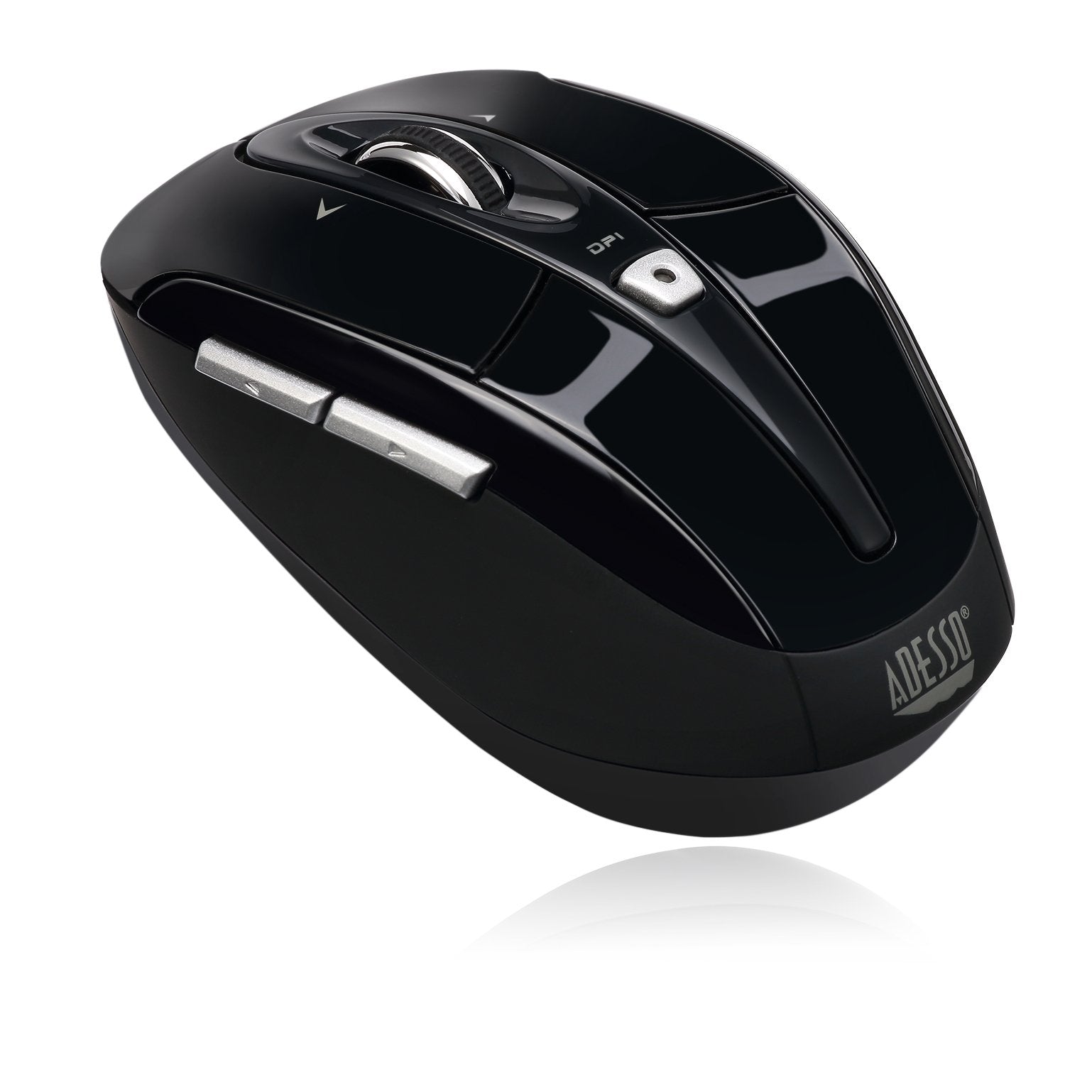 Adesso iMouse S60 Wireless Optical Mouse with 24 GHz RF Technology, Programmable Driver, Tilt-Wheel Scrolling, and Magnetically 