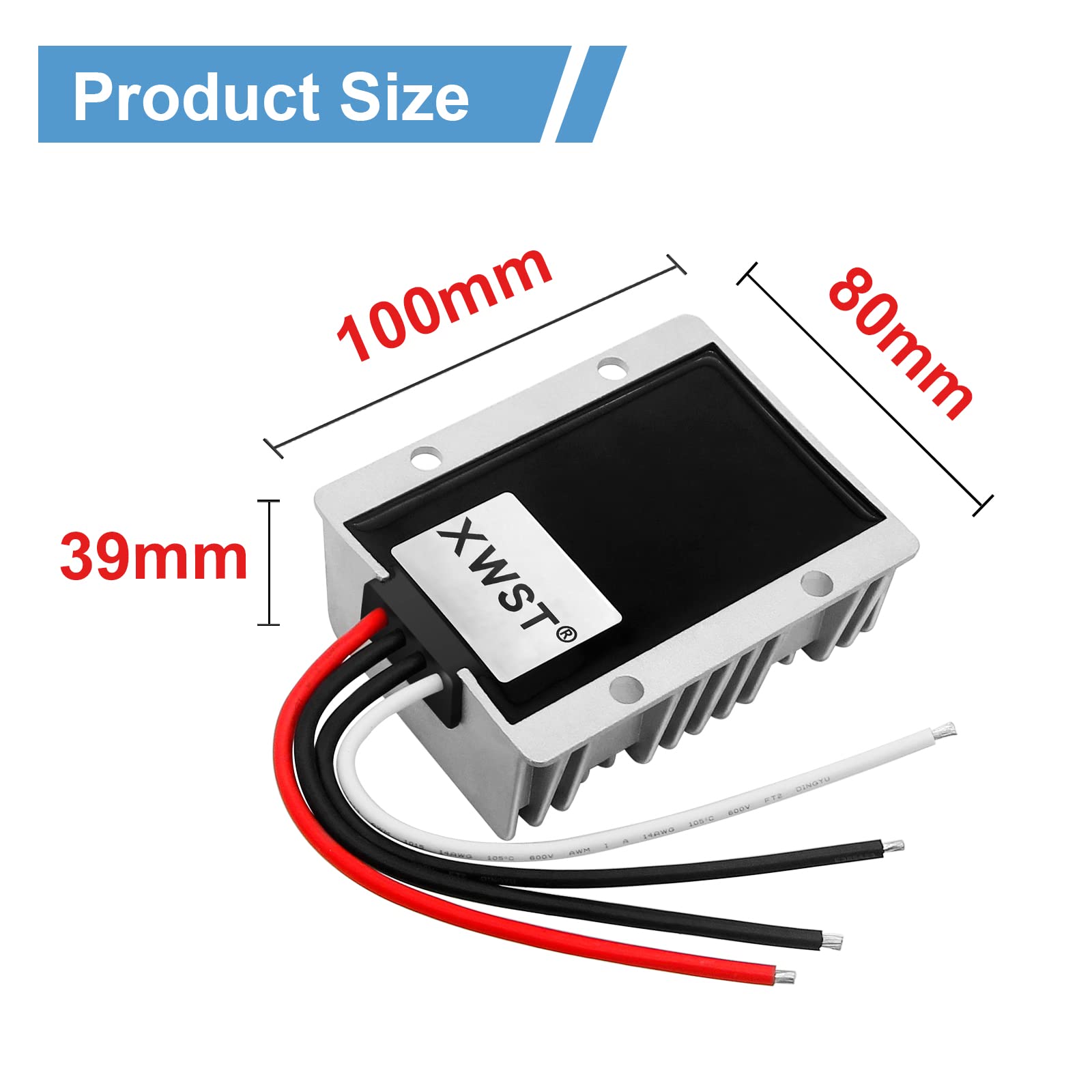 Xwst Dc Dc Converter Reducer 20 90V 24V 36V 48V 60V 72V To 12V Dc Converter Step Down Buck 24A 12V Dc Voltage Regulator For Golf