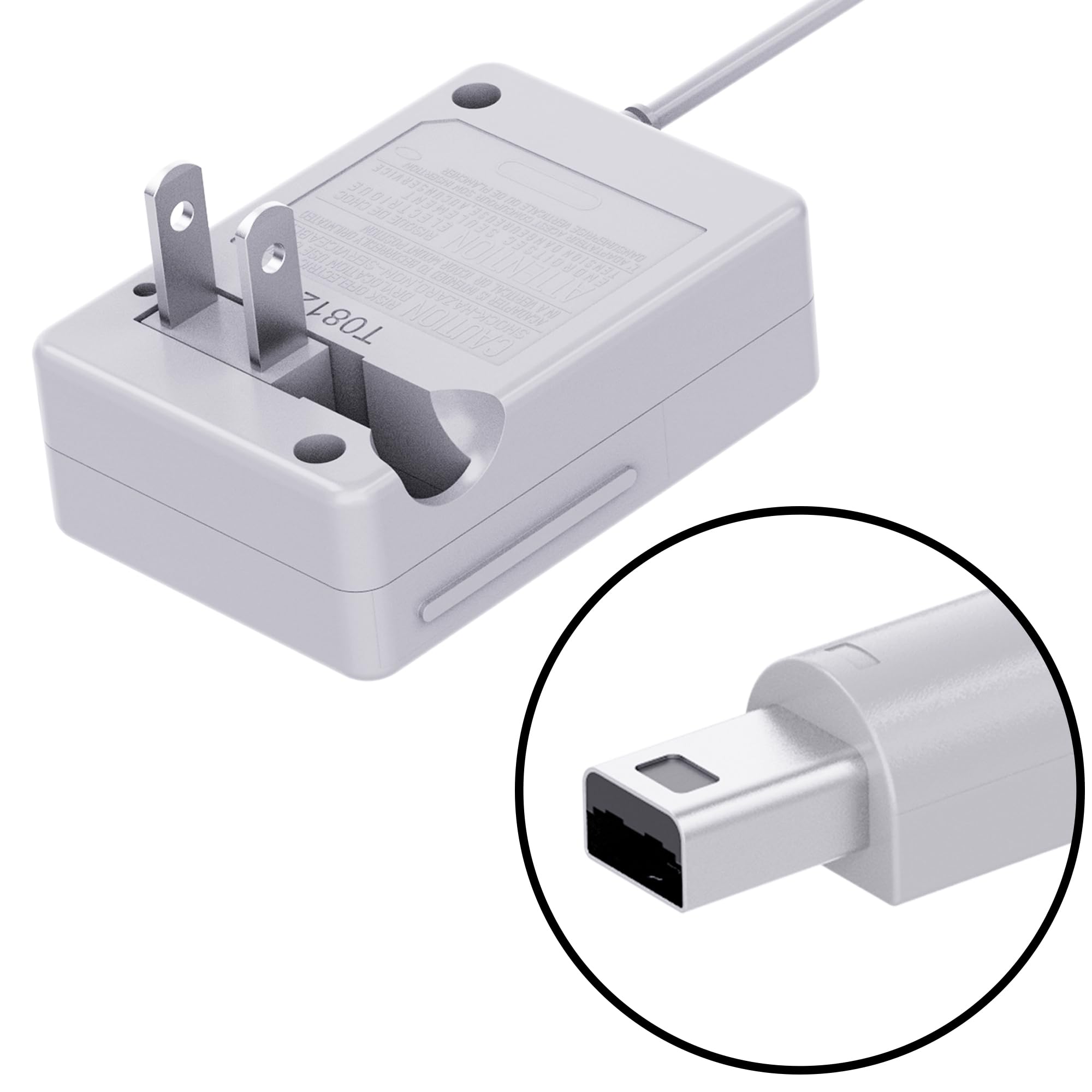 HAUZIK Power Supply Replacement Compatible with Nintendo 3DS, 3DS XL, 2DS, 2DSXL, DSi, DSiXL Charger AC Adapter with Cable