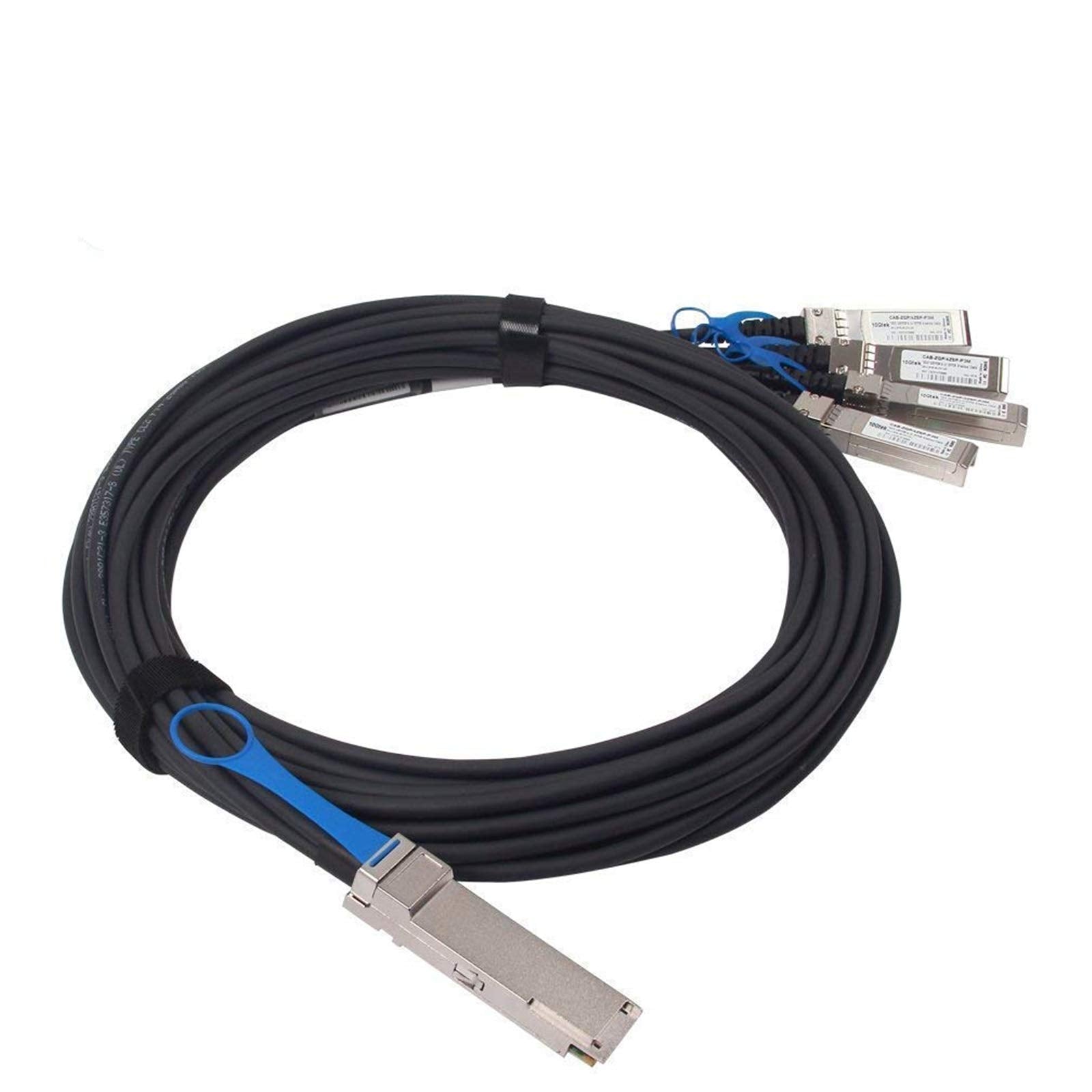 10Gtek 100G Qsfp28 To 4X 25G Sfp28 Breakout Dac Passive Direct Attach Copper Twinax Cable For Cisco Qsfp 4Sfp25G Cu2M, Ubiquiti,