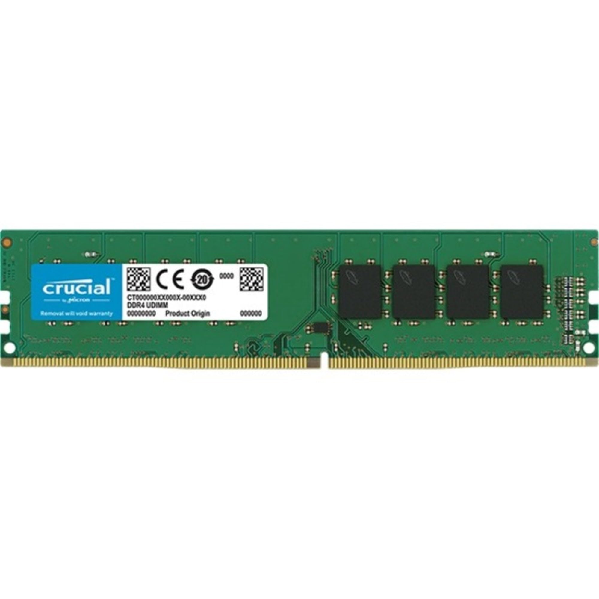 Crucial 8Gb Single Ddr4 3200 Mt/S (Pc4 25600) Cl22 Sr X8 Unbuffered Dimm 288 Pin Memory   Ct8G4Dfs832A
