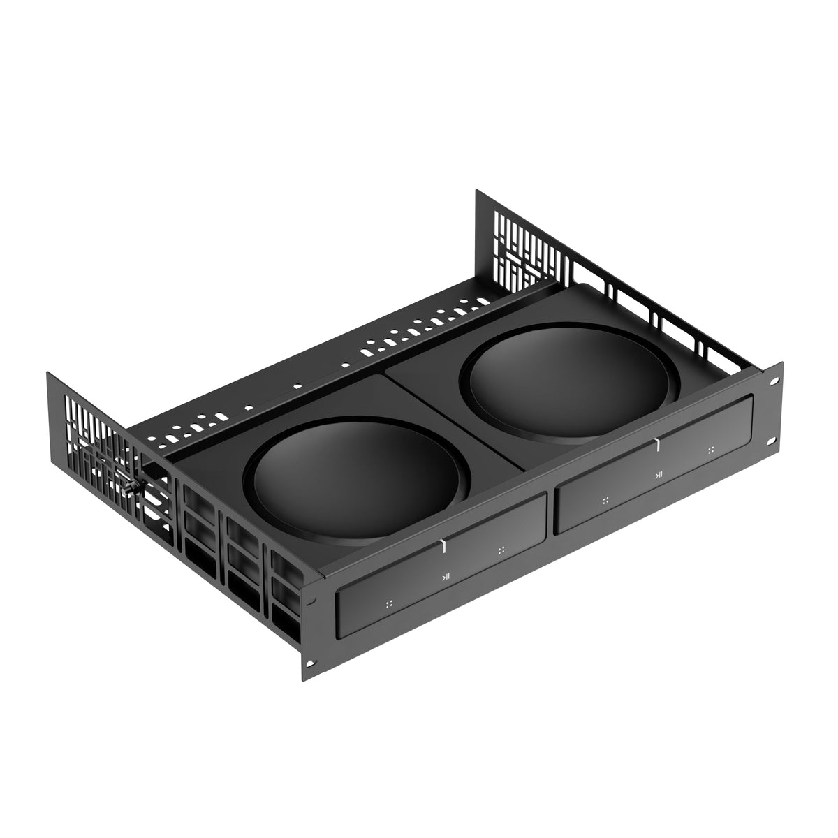Ynvision.Design Custom Rack Shelf Compatible With Sonos Amp | Rack Mountable (Pack Of 2)
