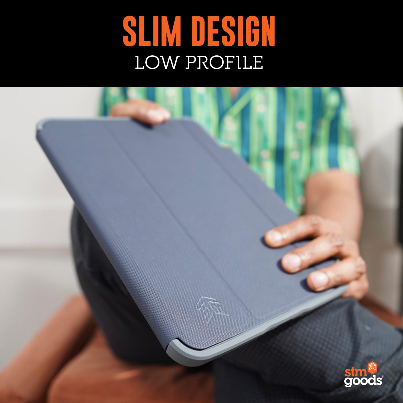 Stm Dux Plus For Ipad (A16/10Th Gen) Ultra-Durable, Lightweight Case With Clear Back, Apple Pencil Usb-C/Gen 1 Storage, And Magn