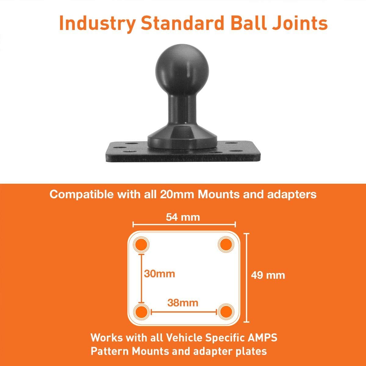 Ibolt Tabdock Fixedpro 360 -Heavy Duty Metal 8 Multi-Angle Drill Base Mount For All 7 - 10 Tablets (Ipad, Nexus, Samsung Tab) Fo