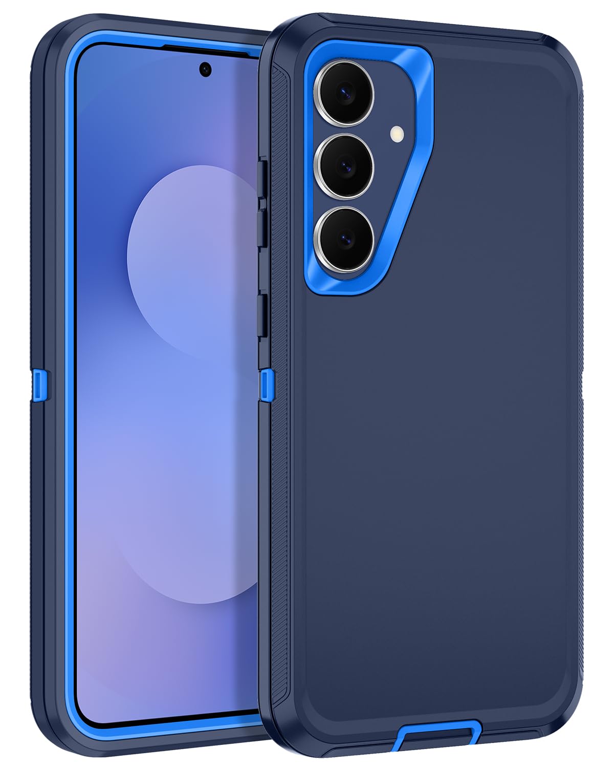 Casenplaza for Samsung Galaxy S25 FE Case Heavy Duty Protective Shockproof Dropproof 3-Layer Full Body Protection [Without Scree