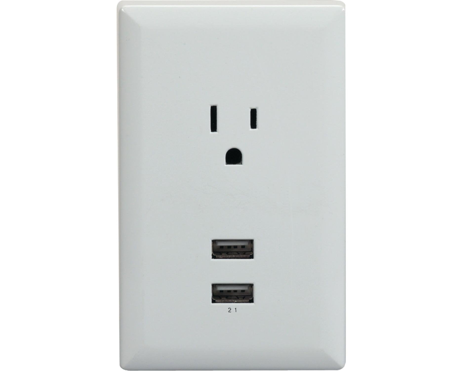 RCA WP2UWR USB Wall Plate