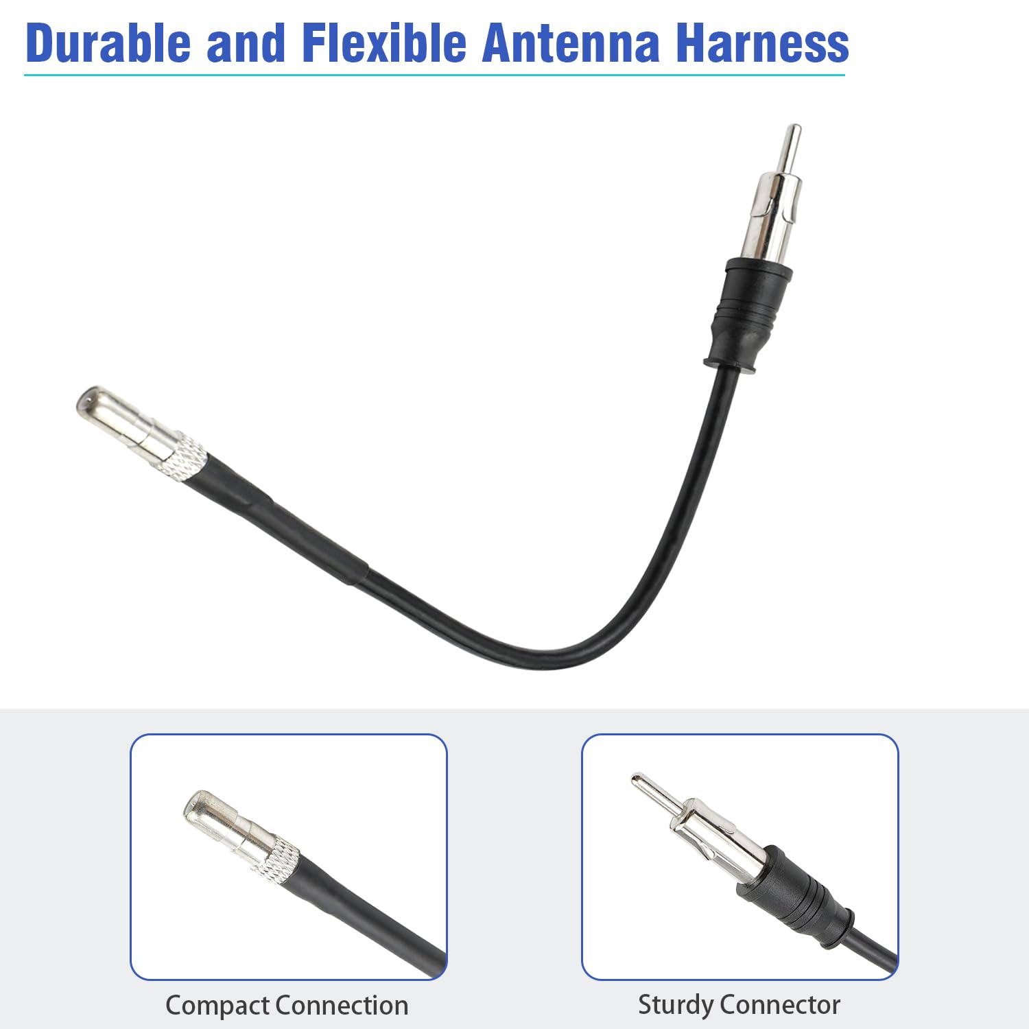 Jayubien Radio Antenna Adapter Replacement For Chevrolet Dodge Jeep Chrysler Ford Gmc Car Stereo Atenna Wiring Harness Antenna C