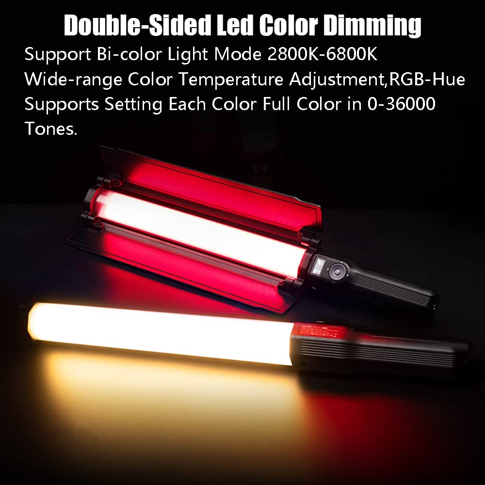 Viltrox 18W Photography Video Lighting Wand Kits With 79 Tall Tripod Stand Photography Stick Rgb Led Light Wand Video Wand Baffl
