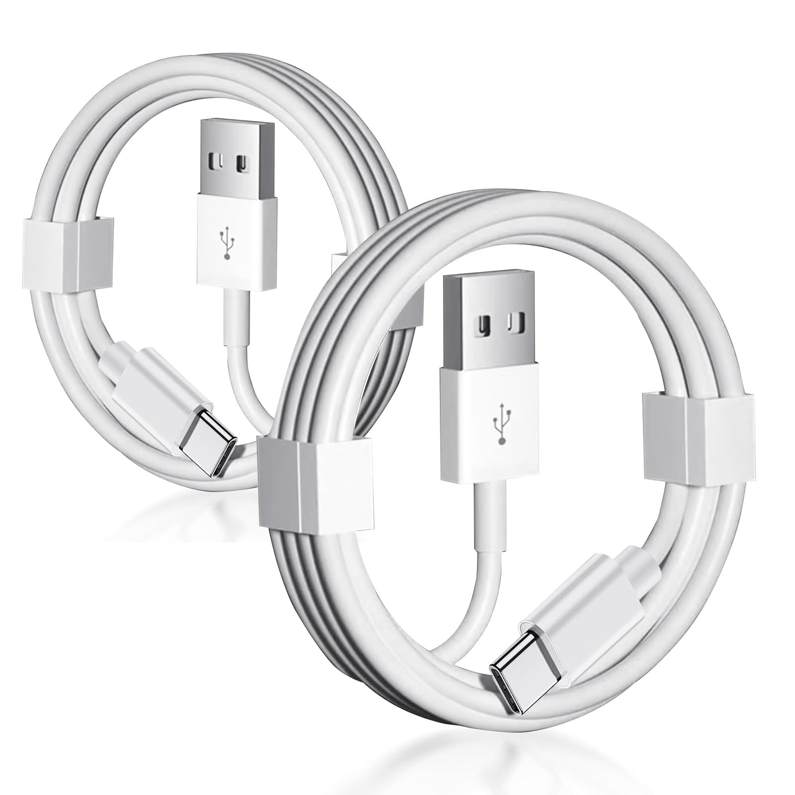 2 Pack 10Ft Usb A To Usb C Cable For Airpods Pro 2Nd, Iphone 15 15 Pro Max 15 Plus Car Carplay Data Cable, Ipad Usb C Cable 5Th 