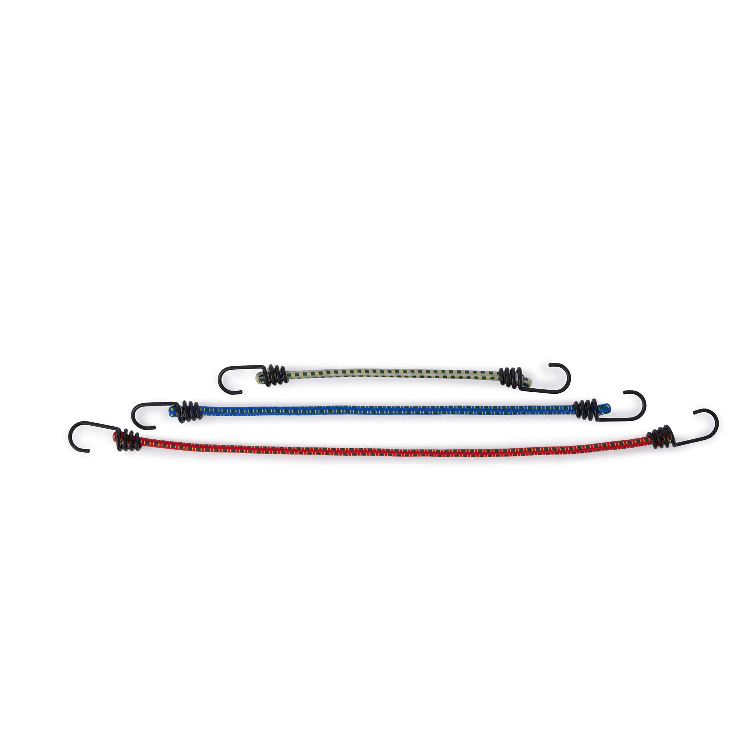 Coleman Company Assorted Stretch Cords, Yellow/Blue/Red