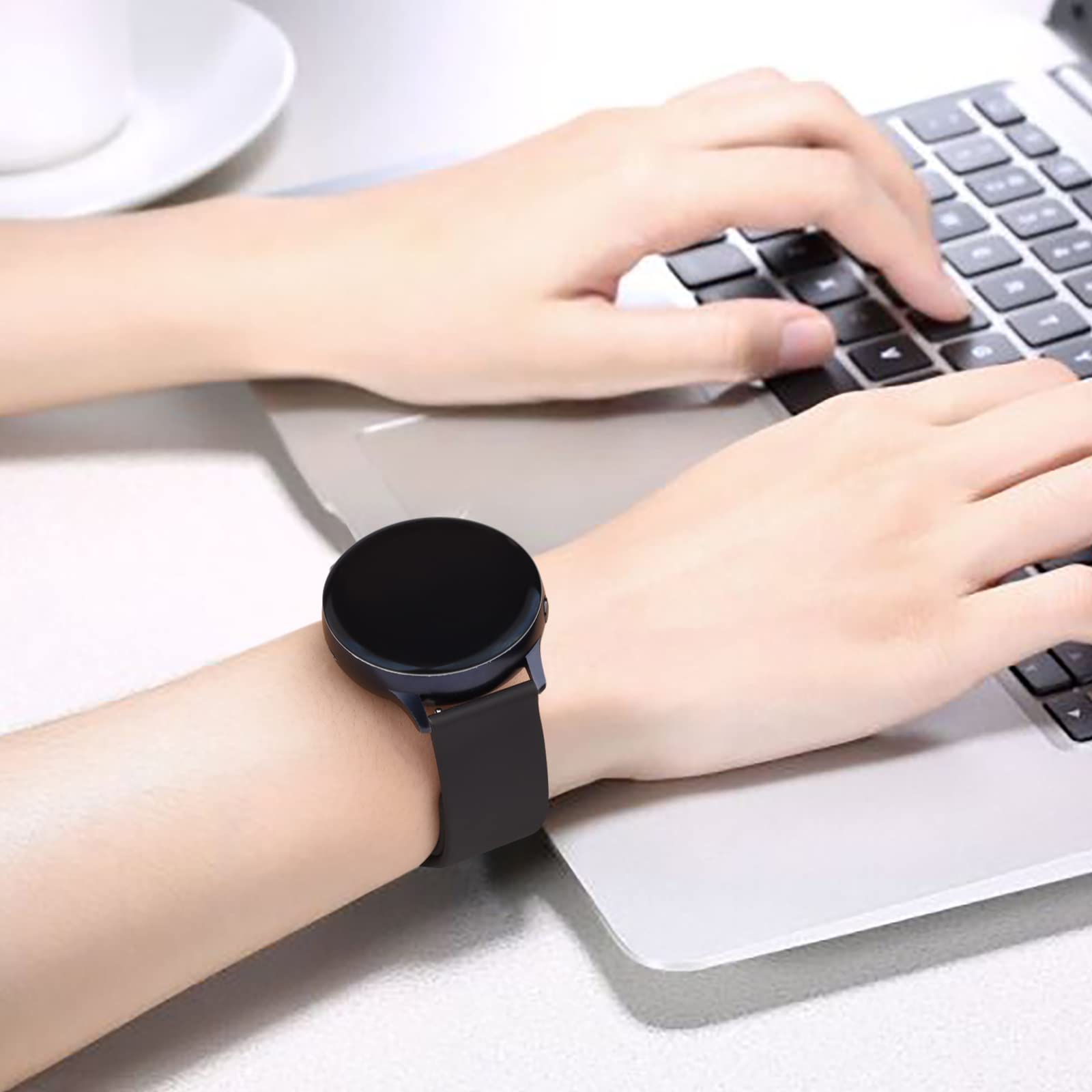 Meliya Bands For Coros Pace 3 / Apex 2 Pro/Apex Pro/Apex 46Mm Smart Watch Bands, 22Mm Soft Tpu Sport Strap Replacement Band For