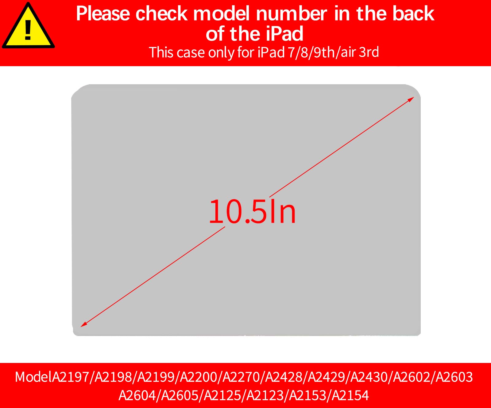 Berkin Arts For Ipad 7/8/9Th Generation Case/Ipad Air 3Rd Generation Case (10.5 Inch) Case 2019/2020/2021 Folio Case Premium Lea