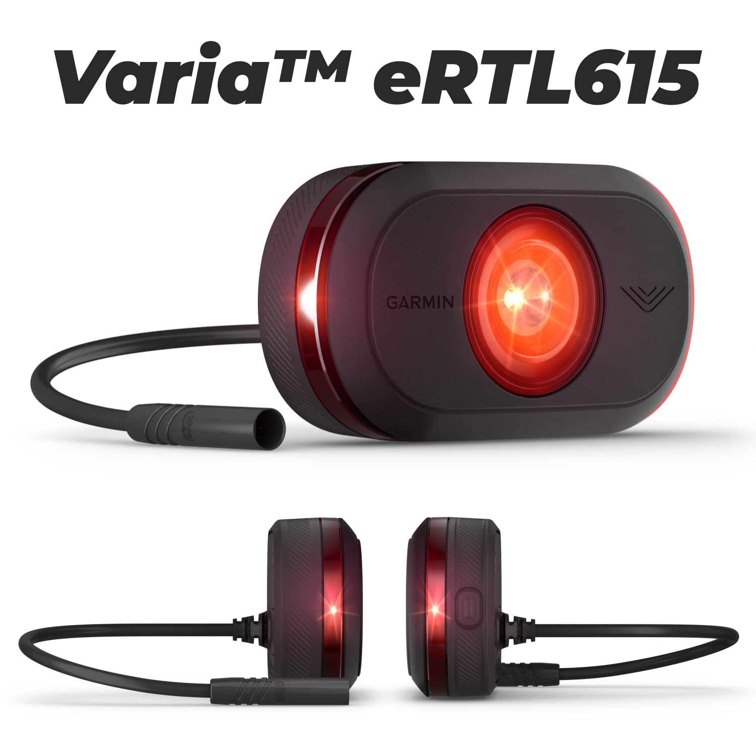 Wearable4U - Garmin Varia Ertl615 Ebike Rearview Battery-Free Radar With E-Bank Bundle
