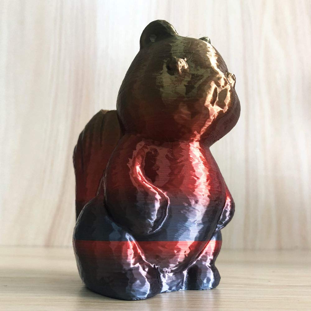 Cc3D Silk Rainbow Pla Filamentt 1.75Mm 1Kg 3D Printer Filament Multi Multicolor 3D Printing Materials Gradually Changing Color R