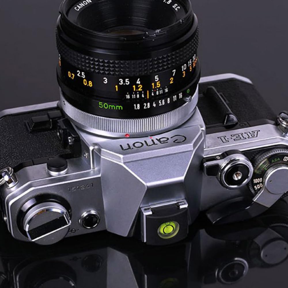 Zostland Practical Slr Camera Hot Shoe Boot Cover Cap, Bubble Level Shoe Protector,Compatible With Sony Fuji Canon Nikon Pentax