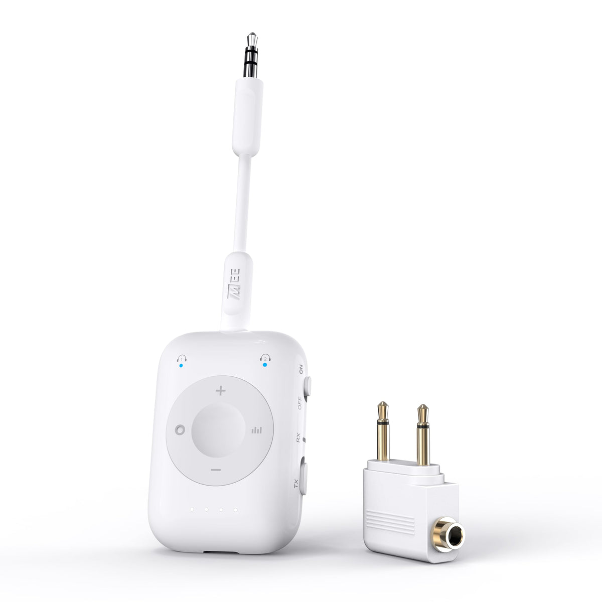 Mee Audio Connect Air Pro Bluetooth Wireless Audio Transmitter & Receiver For Airpods Or Bluetooth Headphones, 2 In 1 Adapter Wi