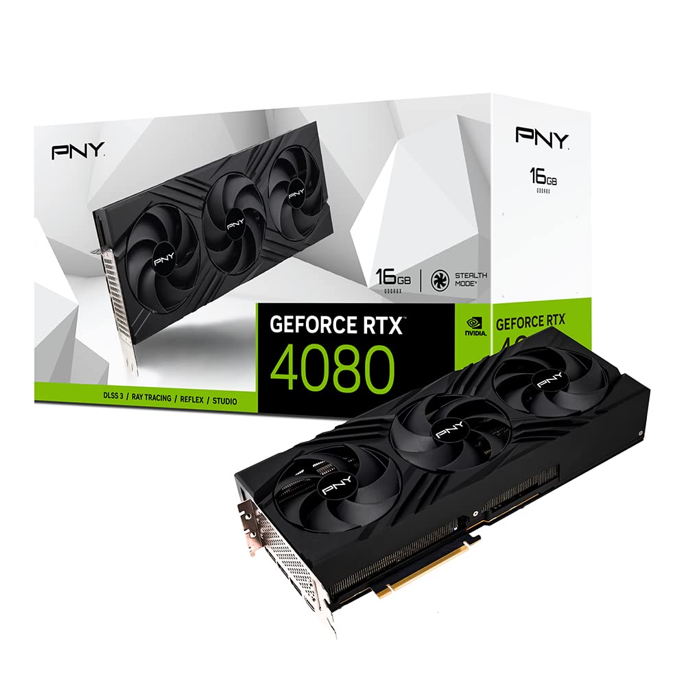 PNY GeForce RTX 4080 16GB Verto Triple Fan Graphics Card DLSS 3