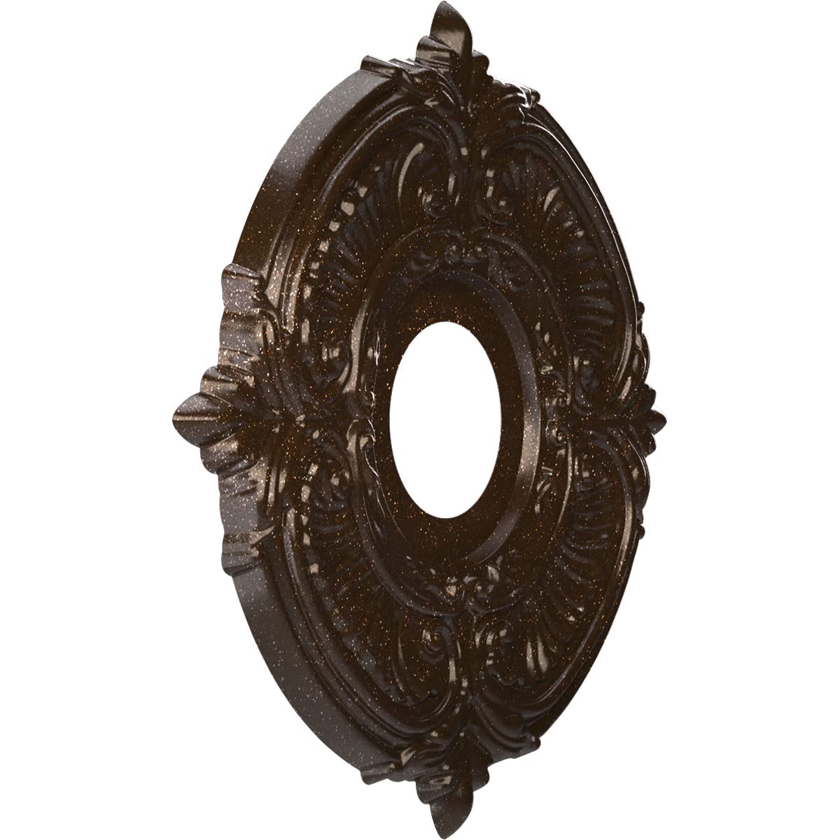 Ekena Millwork Cmp13Atamb Attica Thermoformed Pvc Ceiling Medallion (Fits Canopies Up To 5''), 13''Od X 3 1/2''Id X 3/4''P, Text