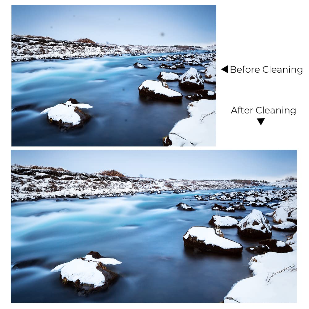 K&F Concept Full Frame Sensor Cleaning Kit   16Pcs Sensor Cleaning Swabs, 20Ml Sensor Cleaner & Gloves, Cameras Lens Cleaning Ki