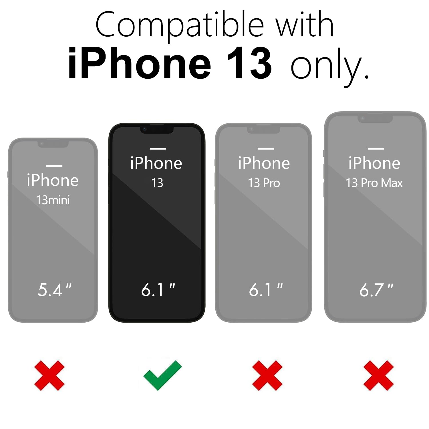 Oakxco For Iphone 13 Phone Case Liquid Silicone, Fluorescent Bright Solid Color, Cute Thin Slim Soft Rubber Tpu Plain Smooth Gel