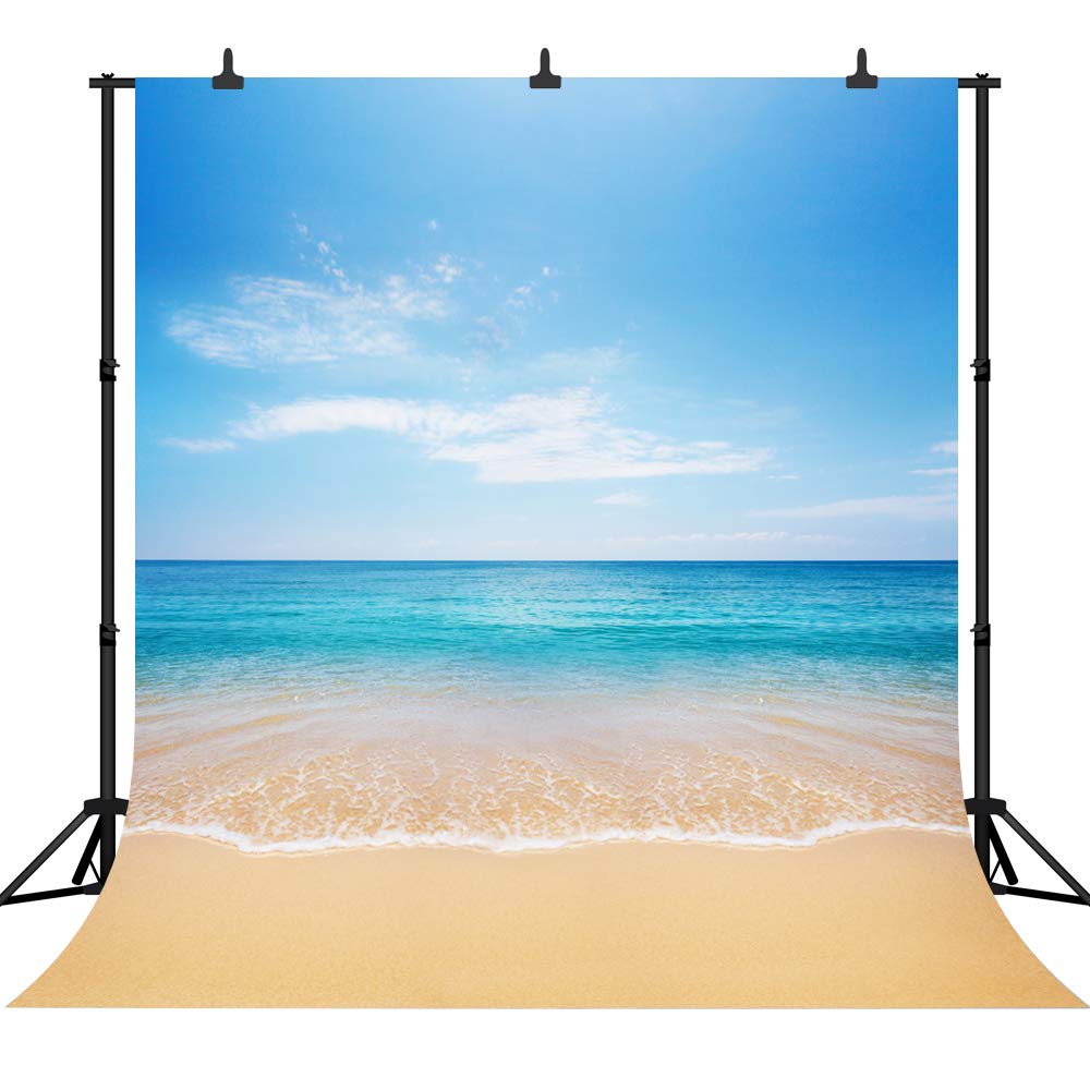Dephoto Tropical Seaside Beach Ocean Backdrop Summer Hawaii Island Photography Background Boys Girls Portrait Holiday Party Bann