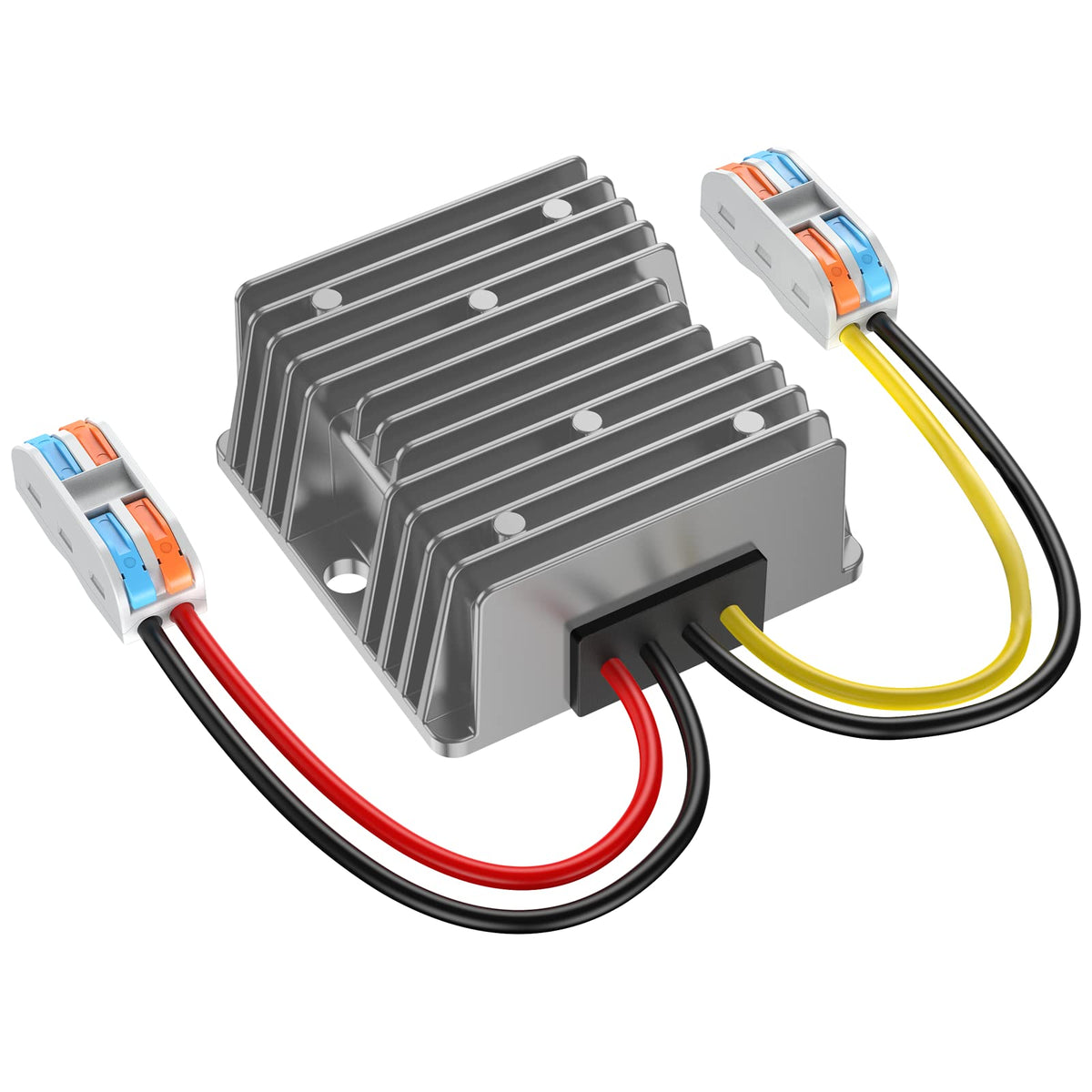 24V To 12V Converter 10A 120W, 18V To 12V Step Down With Wire Terminal Block, Converter 24V To 12V For Cart Led Light Truck Vehi