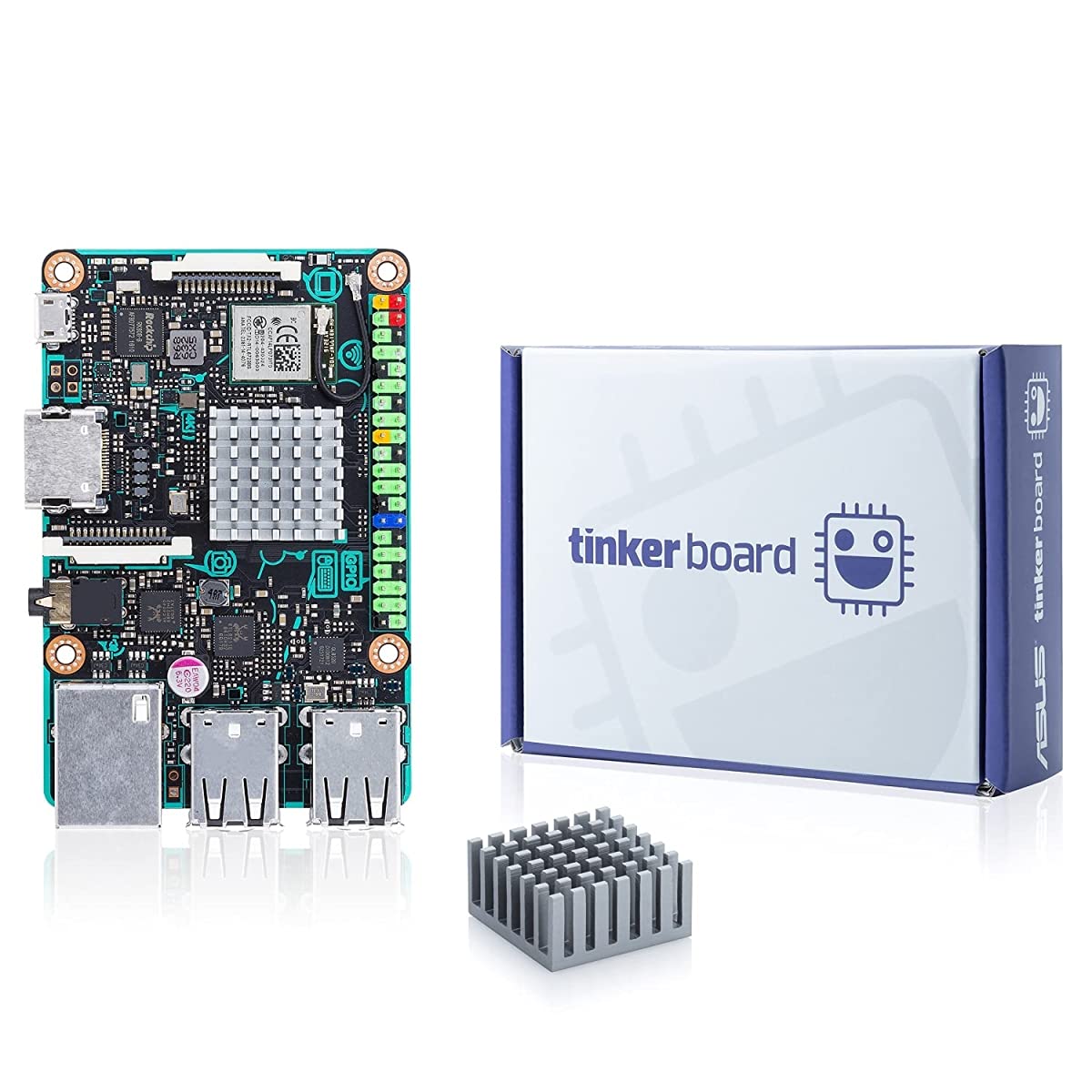 ASUS MB Tinker Board 2 Rockchip RK3399 Arm Cortex A72 A53 Max2GB LPDDR4 RTL