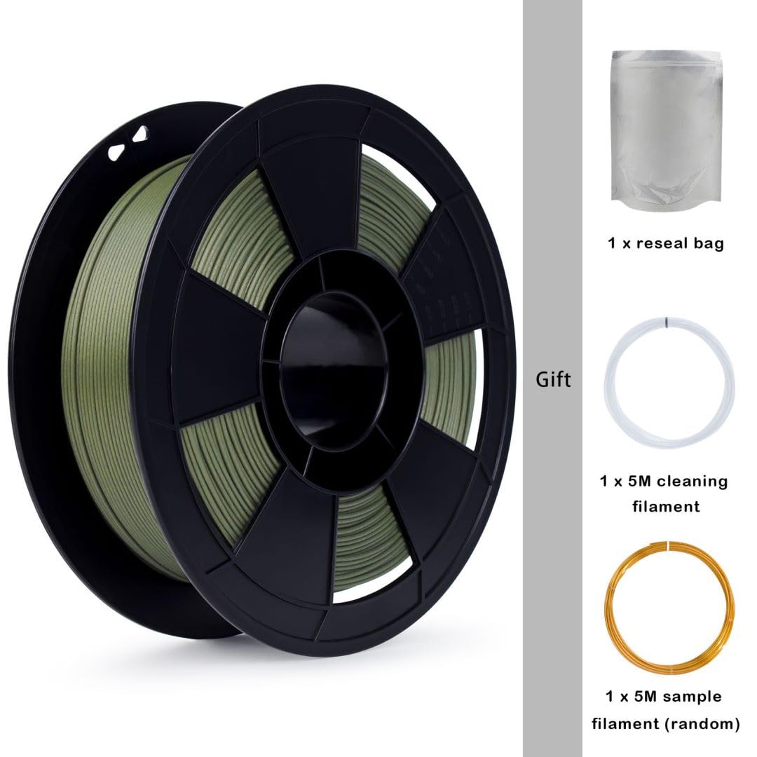 Ziro Carbon Fiber Pla Filament 1.75Mm, Cf-Pla 3D Printer Filament, Reinforced Pla Colorful 0.8Kg, 15% Carbon Fiber Contained Spo