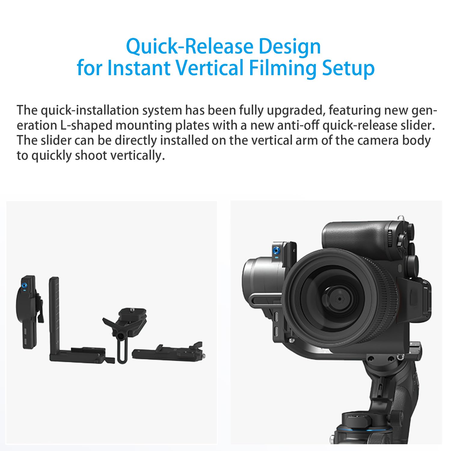 Feiyutech Scorp 2 Gimbal Stabilizer For Dslr And Mirrorless Camera, Integrated Al Tracking Sensor, 3-Axis Camera Stabilizer For