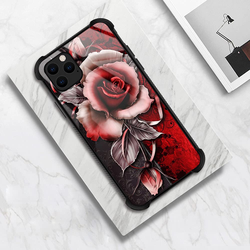 Tnxee Case Compatible With Iphone 13 Pro Case, Fantasy Rose Pattern Design Case For Iphone 13 Pro Cases For Girls Women Case
