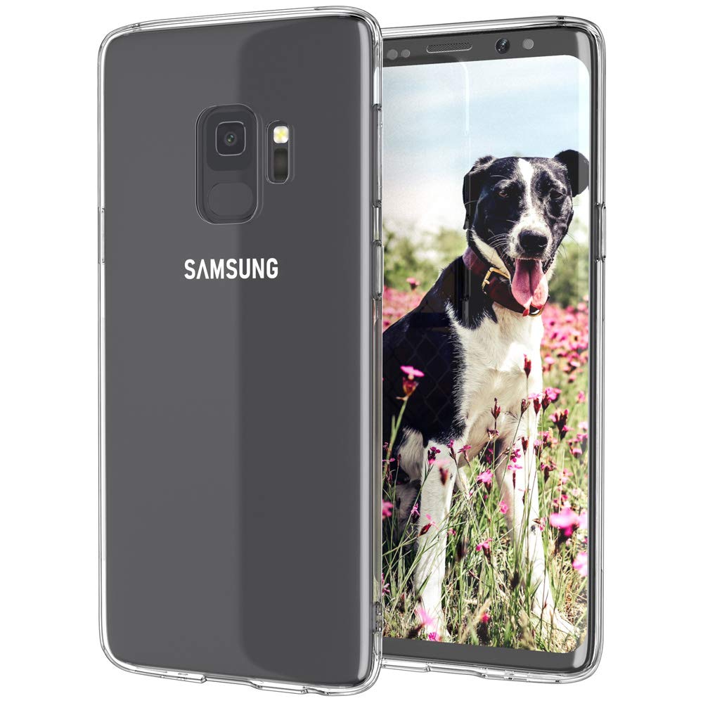 Keepca Galaxy S9 Clear Case,Slim Thin Soft Skin Silicone Flexible Transparent Tpu Gel Lightweight Anti Scratch Shock Absorption