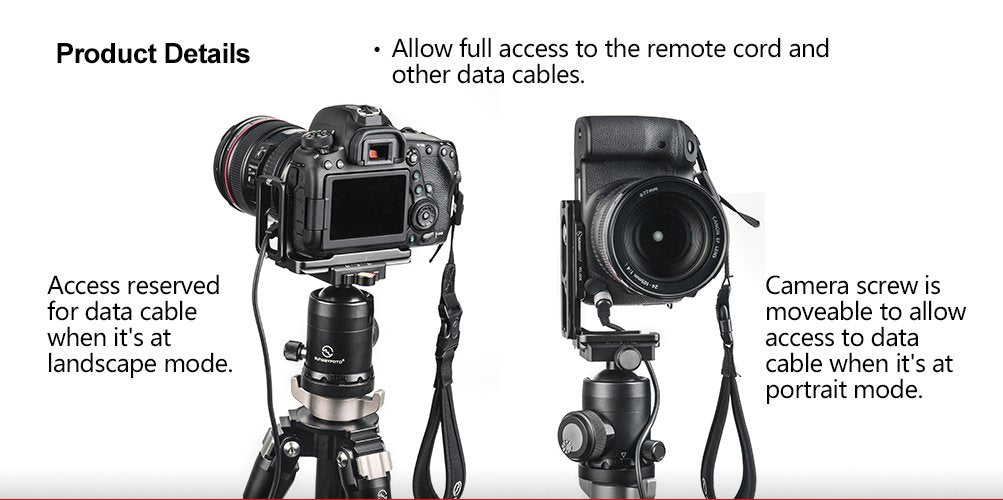 Sunwayfoto Pcl 6Dii Dedicated L Plate For Canon Eos 6D Mark Ii Camera Arca Compatible